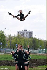 Sport and Fitness: cheerleader girls