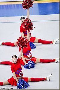 Sport and Fitness: cheerleader girls