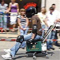 Sport and Fitness: German Office Chair Racing Championship