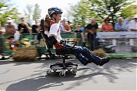 Sport and Fitness: German Office Chair Racing Championship