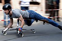 Sport and Fitness: German Office Chair Racing Championship