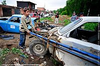 Sport and Fitness: Siberian carmageddon, Academgorodok, Russia