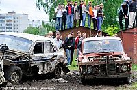 Sport and Fitness: Siberian carmageddon, Academgorodok, Russia