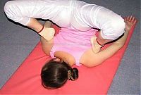 Sport and Fitness: flexible gymnastic girl