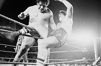 Sport and Fitness: Andre Giant (Andre Rene Russimov), born in Grenoble, France 19 May 1946.