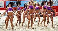 Sport and Fitness: beach volleyball cheerleader girls