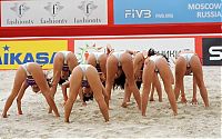 Sport and Fitness: beach volleyball cheerleader girls