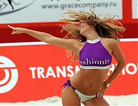 Sport and Fitness: beach volleyball cheerleader girls