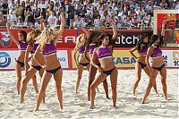 Sport and Fitness: beach volleyball cheerleader girls