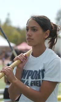 Sport and Fitness: Allison Stokke, female athlete, pole vaulter