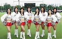 Sport and Fitness: asian cheerleader girls