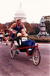 Sport and Fitness: Story about a father and son, who together can reach any heights