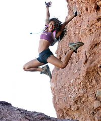 Sport and Fitness: beautiful hiking girl