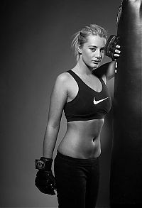 Sport and Fitness: Sexy boxer girl