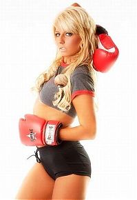 Sport and Fitness: Sexy boxer girl