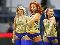 Sport and Fitness: Cheerleader basketball girls, Khimki club, Moscow, Russia