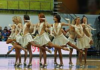 Sport and Fitness: Cheerleader basketball girls, Khimki club, Moscow, Russia