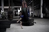 Sport and Fitness: School of martial arts in Thailand