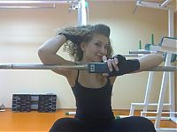 Sport and Fitness: strong fitness bodybuilding girl