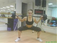 Sport and Fitness: strong fitness bodybuilding girl