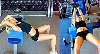 Sport and Fitness: strong fitness bodybuilding girl