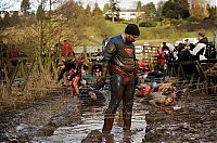 Sport and Fitness: Tough Guy Race competition, village of Perton, England, United Kingdom