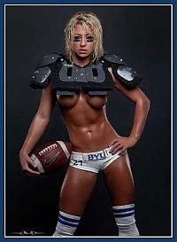 Sport and Fitness: Lingerie Football League girls