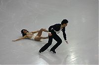 Sport and Fitness: figure ice skating fall