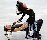 Sport and Fitness: figure ice skating acrobats