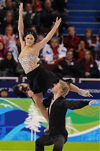 Sport and Fitness: figure ice skating acrobats