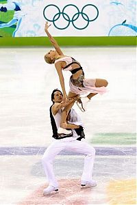 Sport and Fitness: figure ice skating acrobats