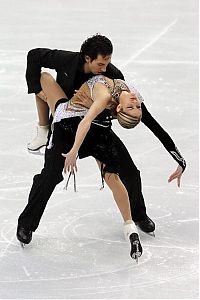 Sport and Fitness: figure ice skating acrobats