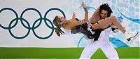 Sport and Fitness: figure ice skating acrobats