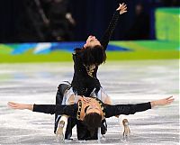 Sport and Fitness: figure ice skating acrobats