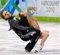 Sport and Fitness: figure ice skating acrobats