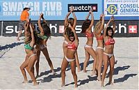 Sport and Fitness: beach volleyball cheerleader girls