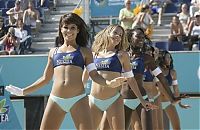 Sport and Fitness: beach volleyball cheerleader girls