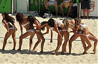 Sport and Fitness: beach volleyball cheerleader girls