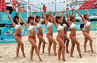 Sport and Fitness: beach volleyball cheerleader girls