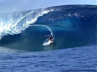 Sport and Fitness: surfing huge waves