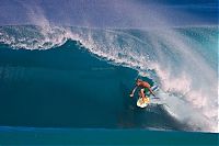 Sport and Fitness: surfing huge waves