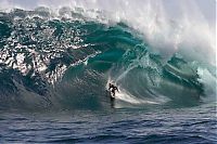 Sport and Fitness: surfing huge waves