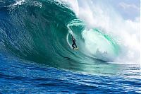 Sport and Fitness: surfing huge waves