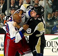 Sport and Fitness: ice hockey fight