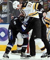 Sport and Fitness: ice hockey fight