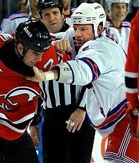 Sport and Fitness: ice hockey fight