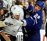 Sport and Fitness: ice hockey fight