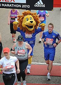 Sport and Fitness: Virgin London Marathon 2010