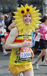 Sport and Fitness: Virgin London Marathon 2010