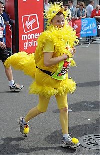 Sport and Fitness: Virgin London Marathon 2010
